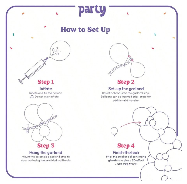 Paw Patrol Skye Pink-Themed Party In a Box 3-packages | Birthday Bash Box