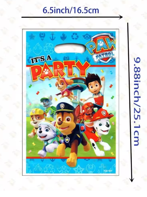 Paw Patrol Blue-Themed Party In a Box 3-packages | Birthday Bash Box
