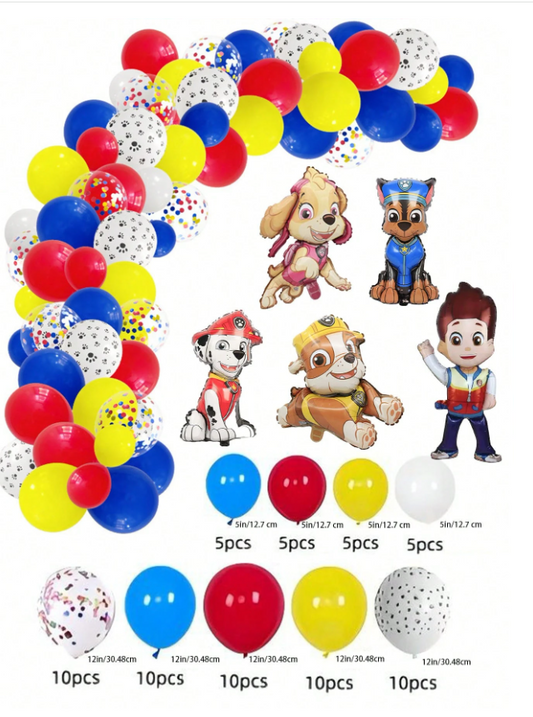 Paw Patrol Blue-Themed Party In a Box 3-packages | Birthday Bash Box