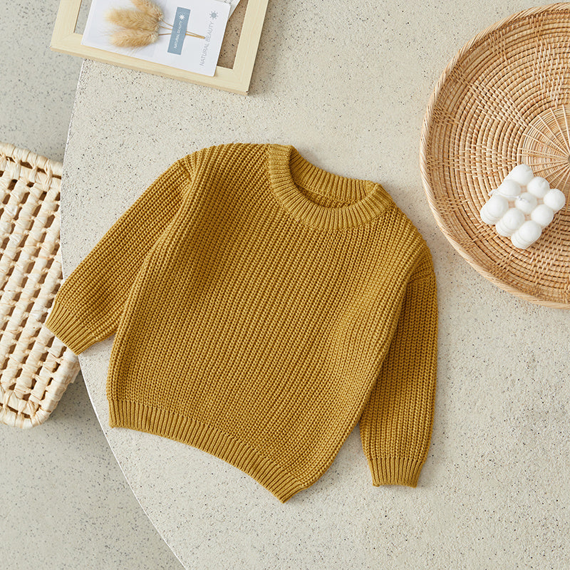 Mustard Luxury Sweater Gender Neutral