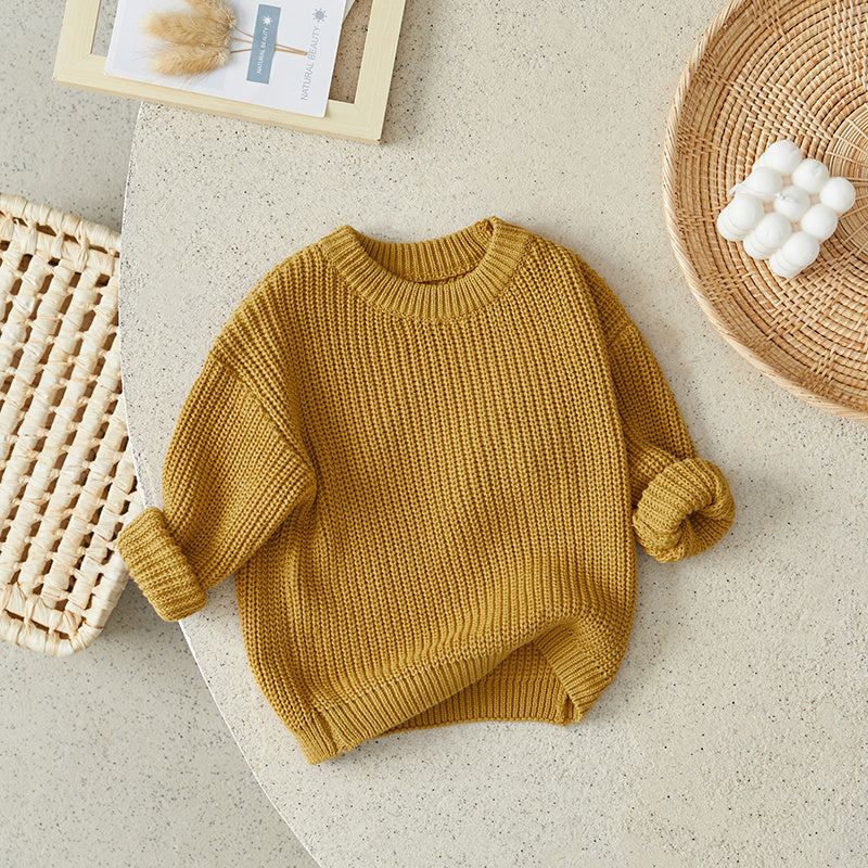Mustard Luxury Sweater Gender Neutral