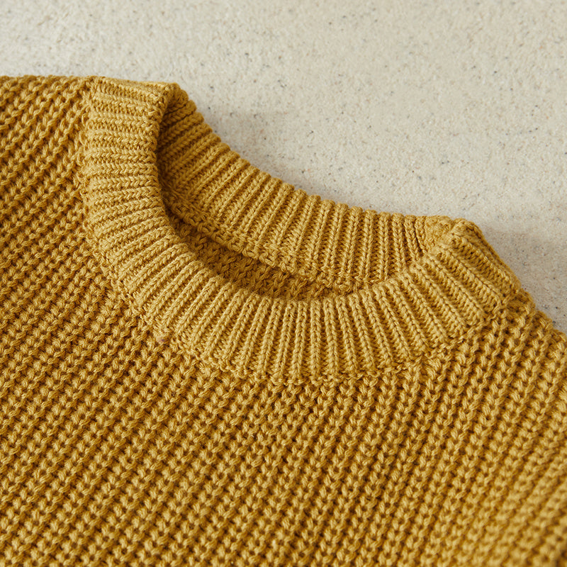 Mustard Luxury Sweater Gender Neutral