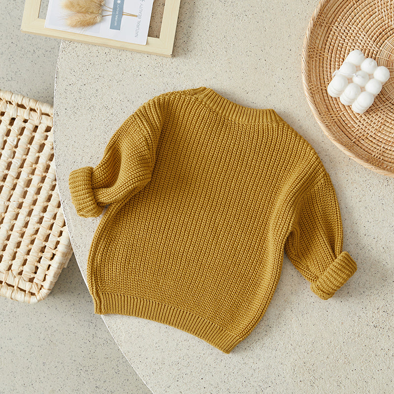 Mustard Luxury Sweater Gender Neutral