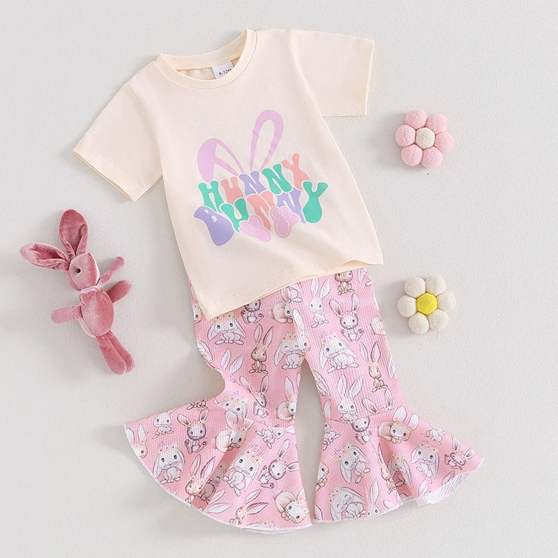 Hunny Bunny Shirt and Fluffy Tail Bellbottoms