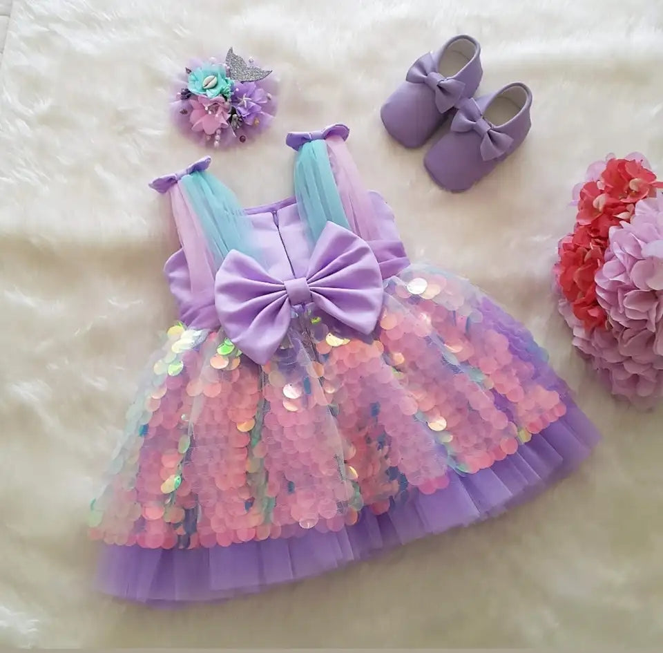 Rainbow, Mermaid dress
