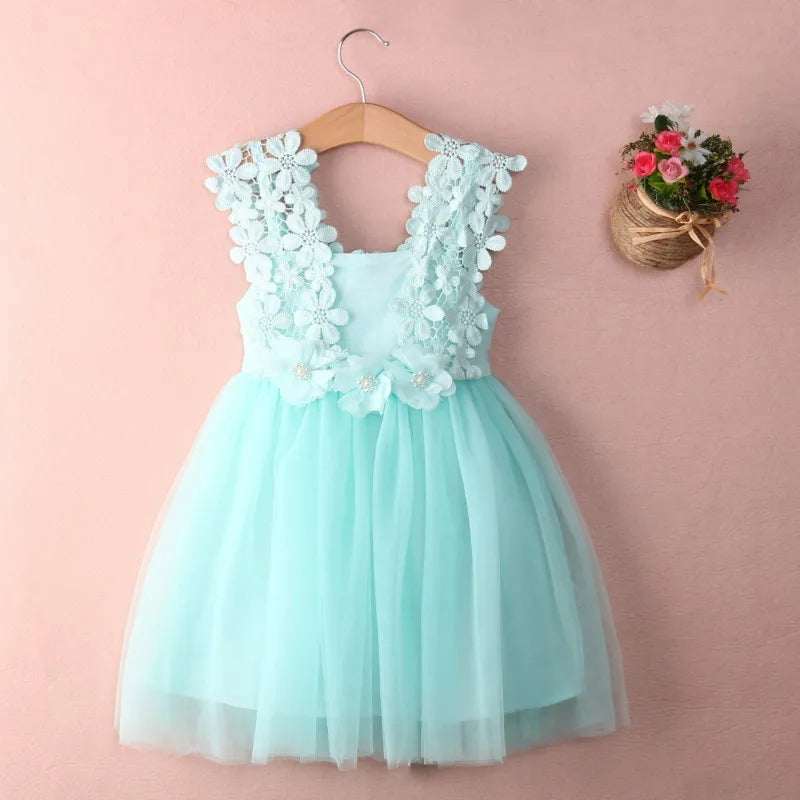 Mint Floral Dress