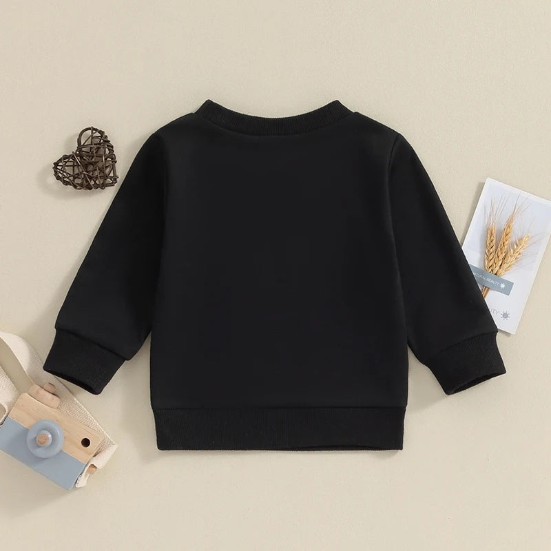 Mr. One Derful Crewnek Birthday Top, Black