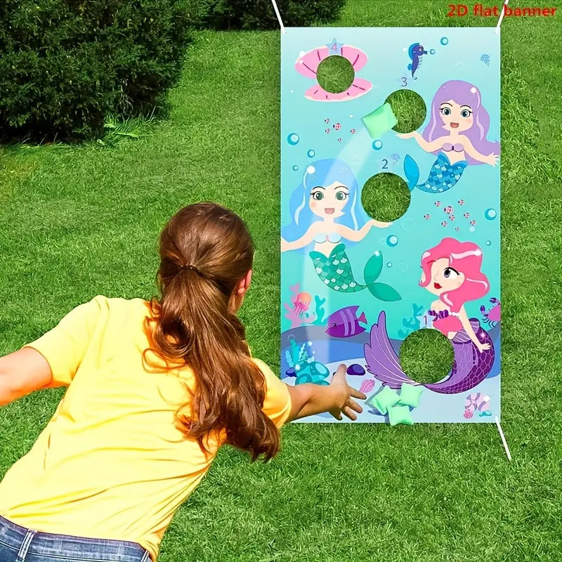 Mermaid Purple-Themed Party In a Box 3-packages | Birthday Bash Box