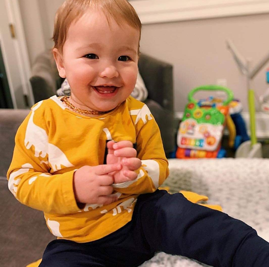 Yellow & Navy Dinosaur Tracksuit