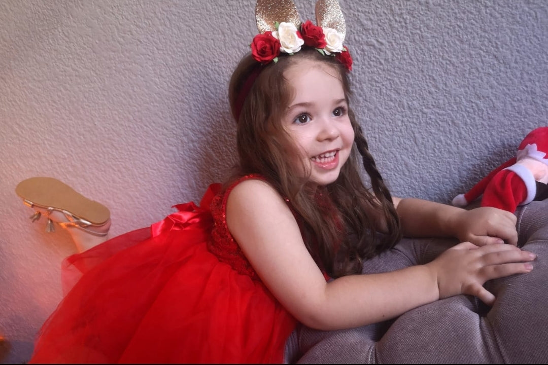 Red Sequins Tutu Dress 1000141