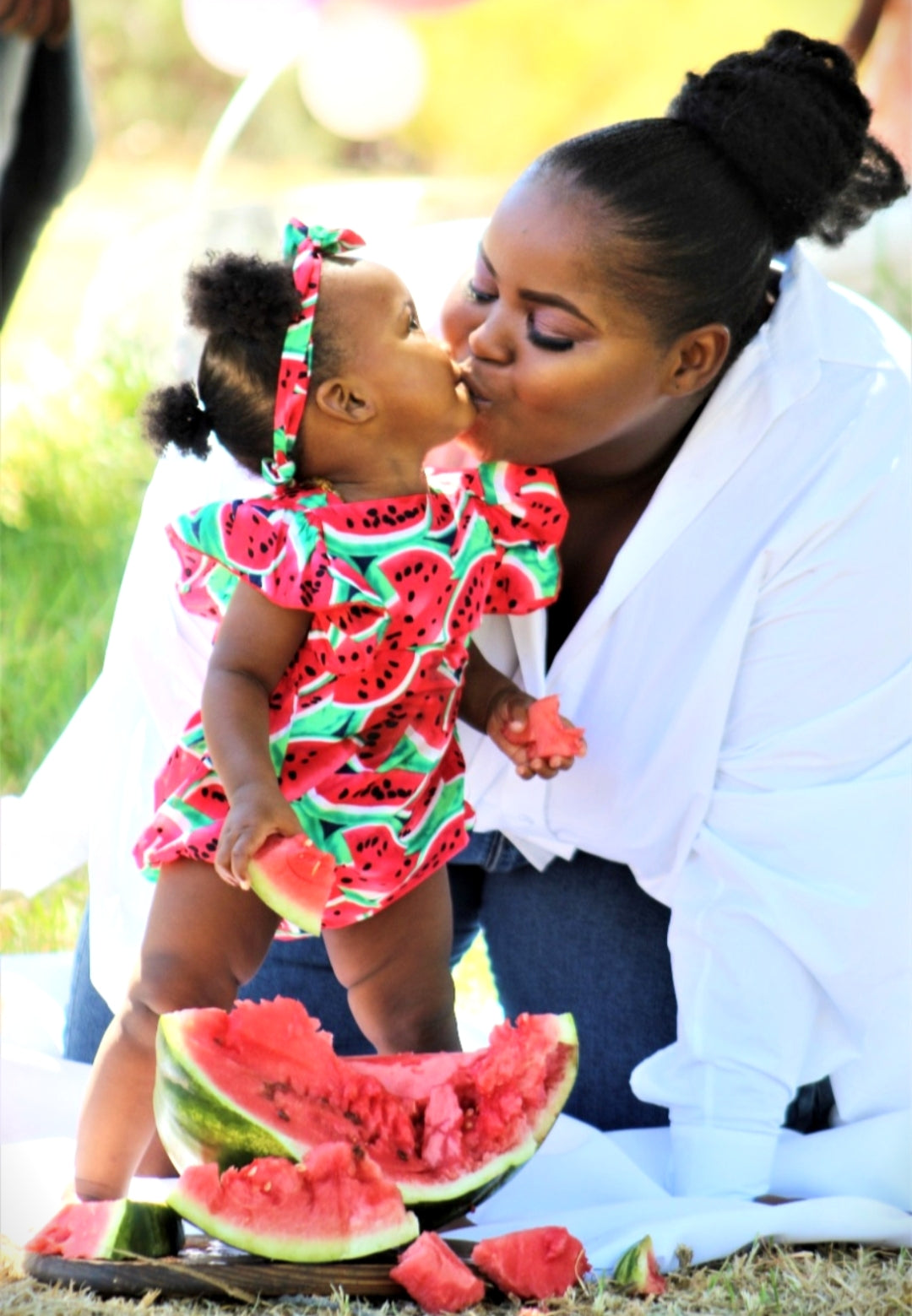 Watermelon Off or On the Shoulder Romper