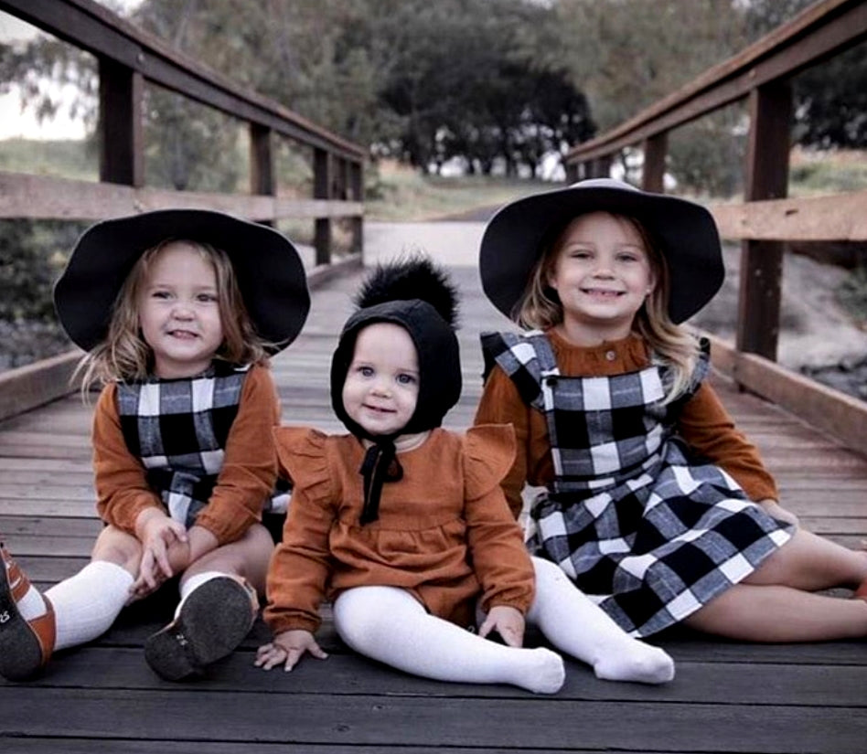 Pumpkin Spice Balloon Romper