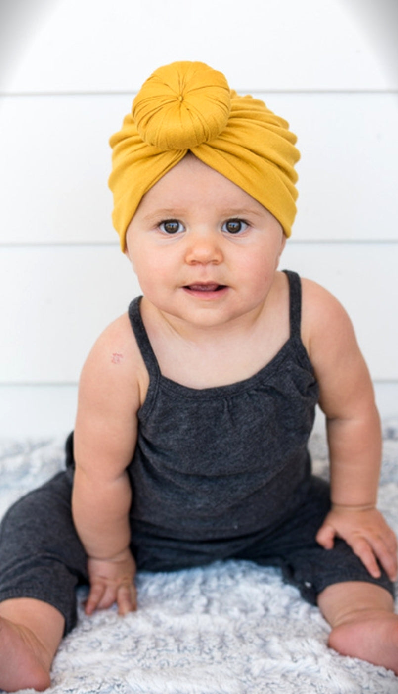 Turban Yellow Doughnut Roll #400035