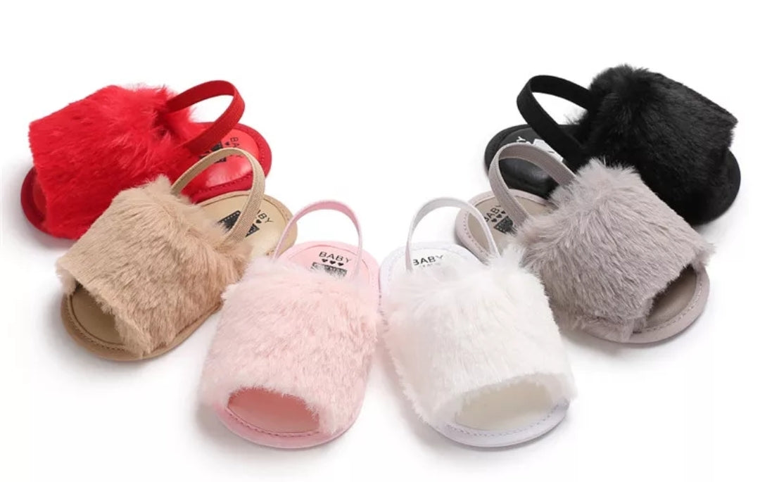 Gray Slippers / Sandals