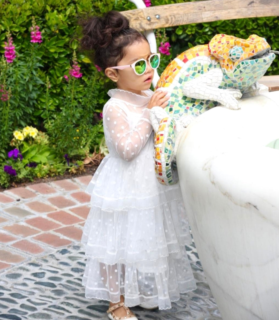 Lace Dress White