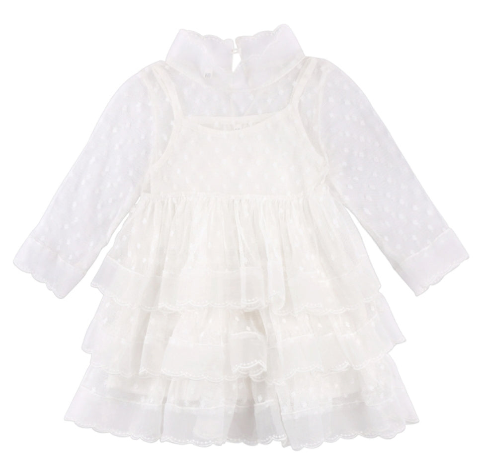 Lace Dress White