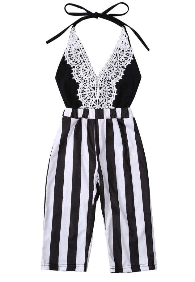Striped Boho Jumpsuit