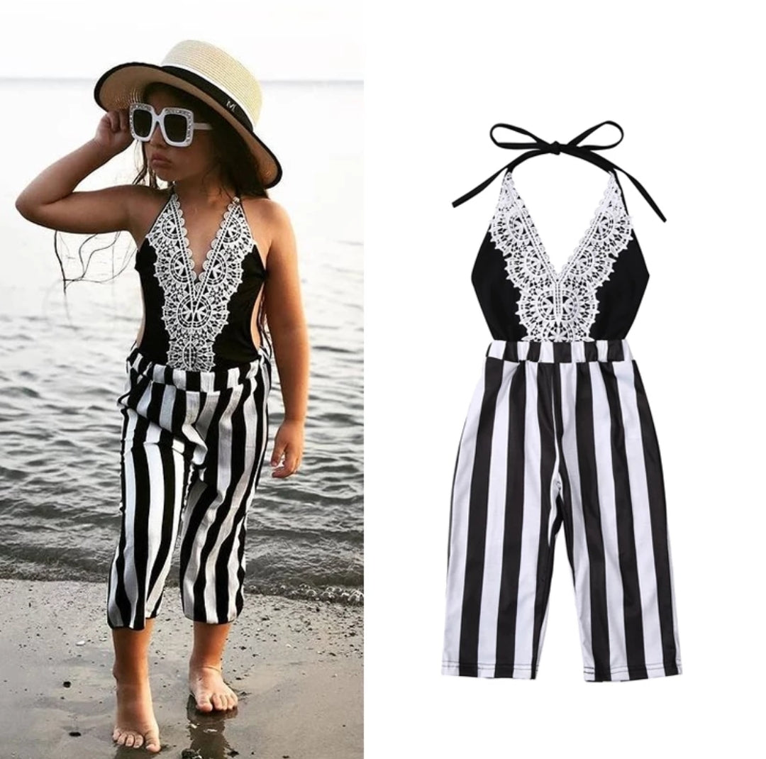 Striped Boho Jumpsuit