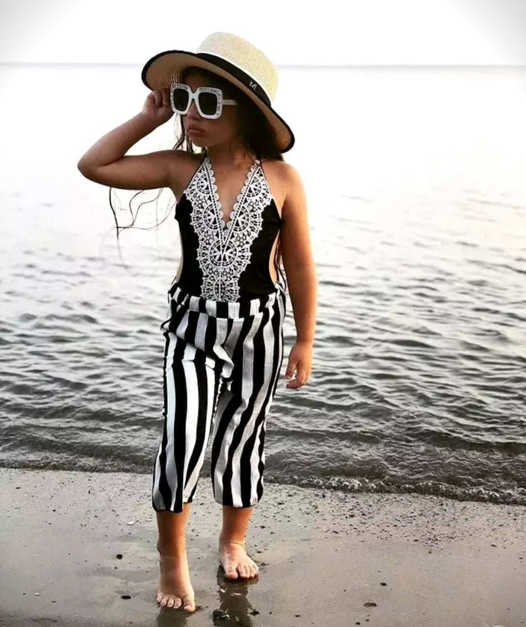 Striped Boho Jumpsuit