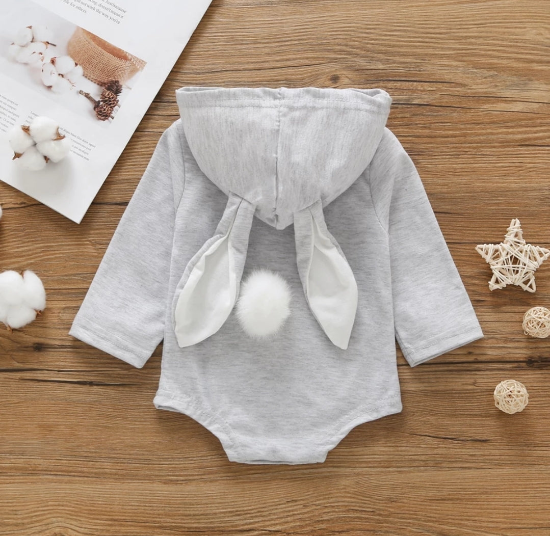 Bunny Romper Gray