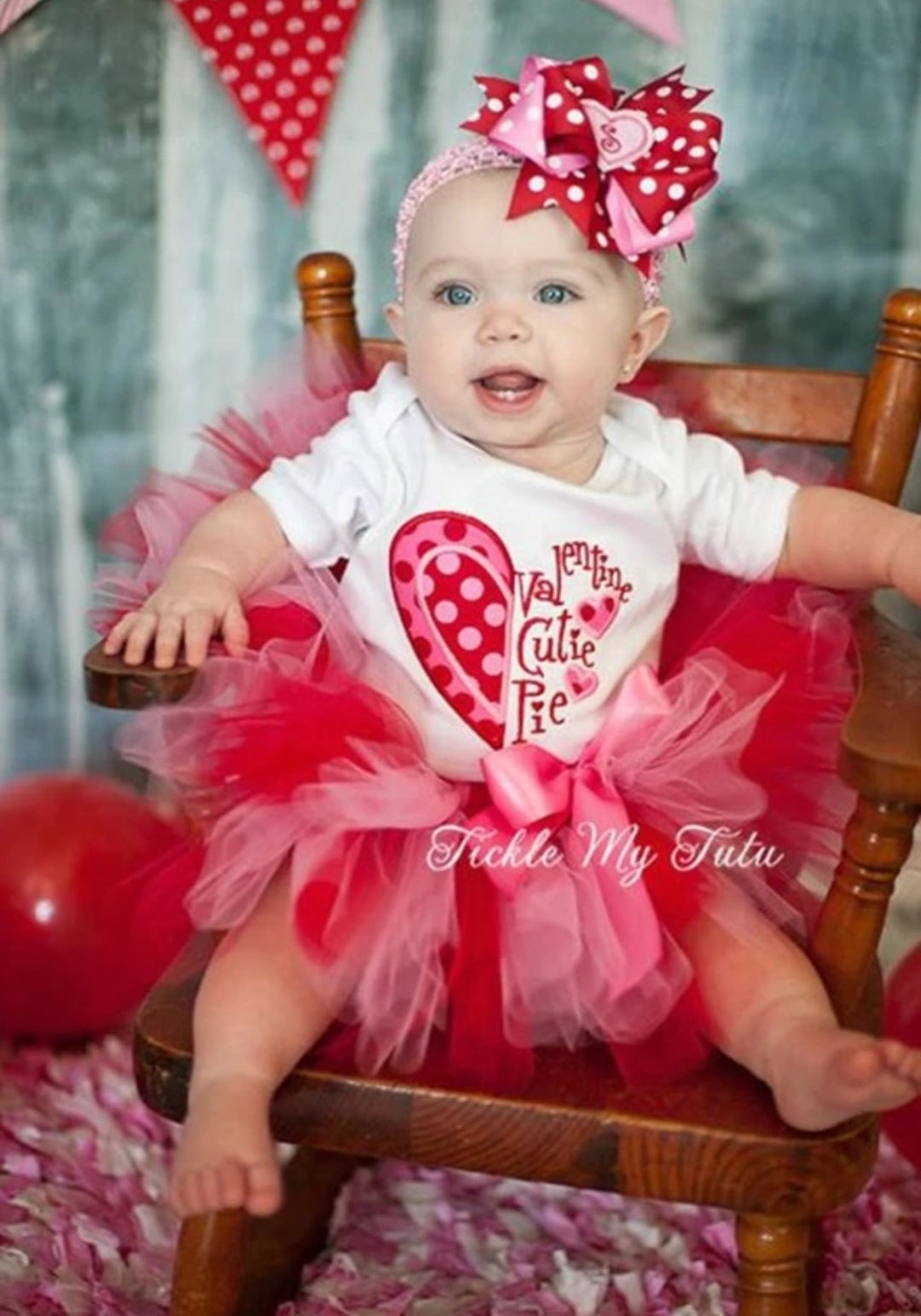 Cutie Pie Romper with Tutu and Headband 1000602