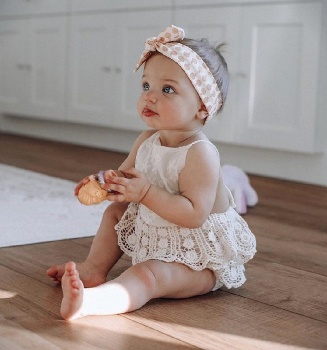 Vintage Lace Boho Romper