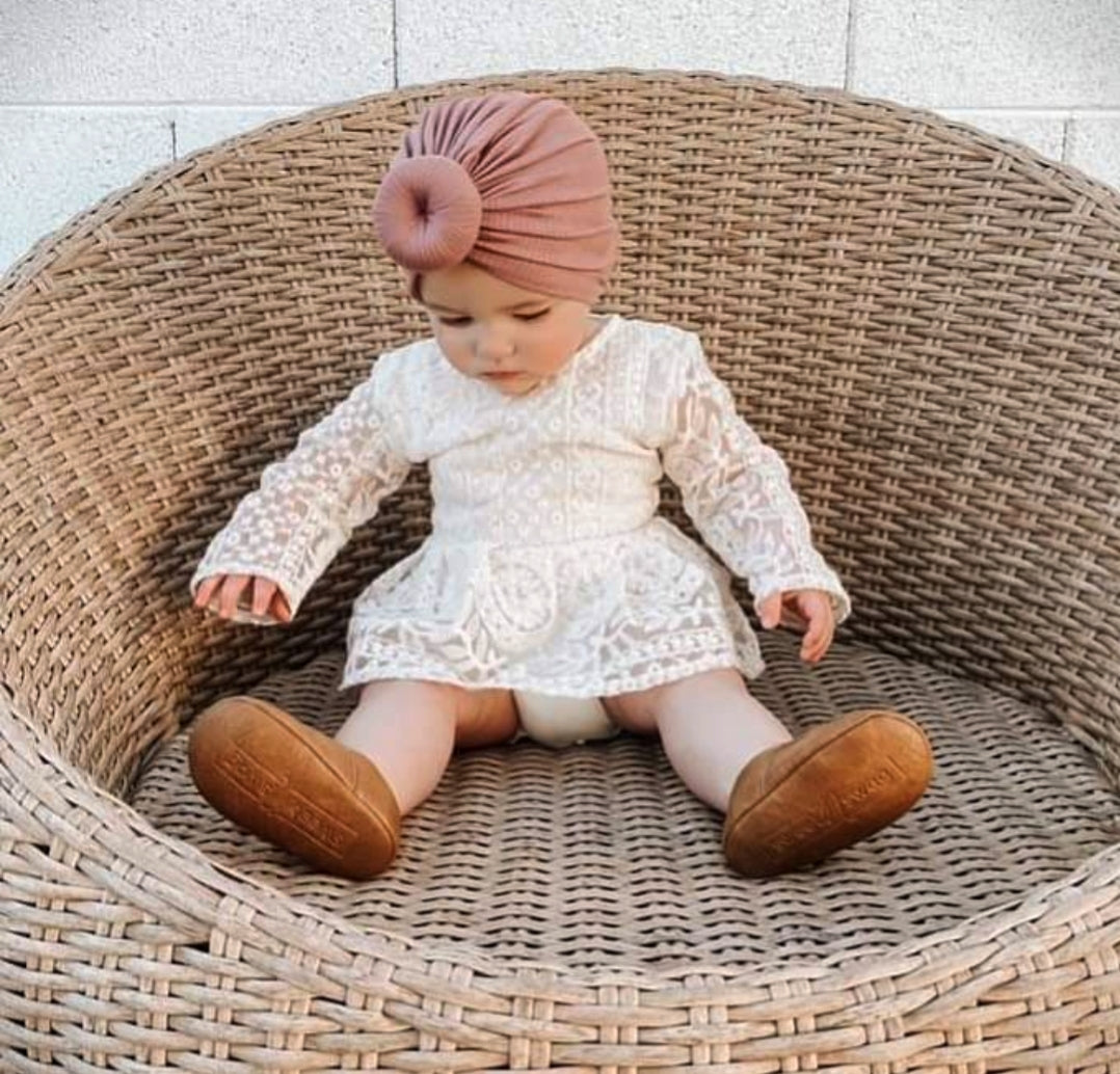 Long Sleeve Lace Romper Dress