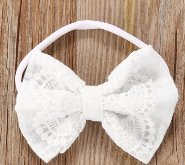 White lace Headband