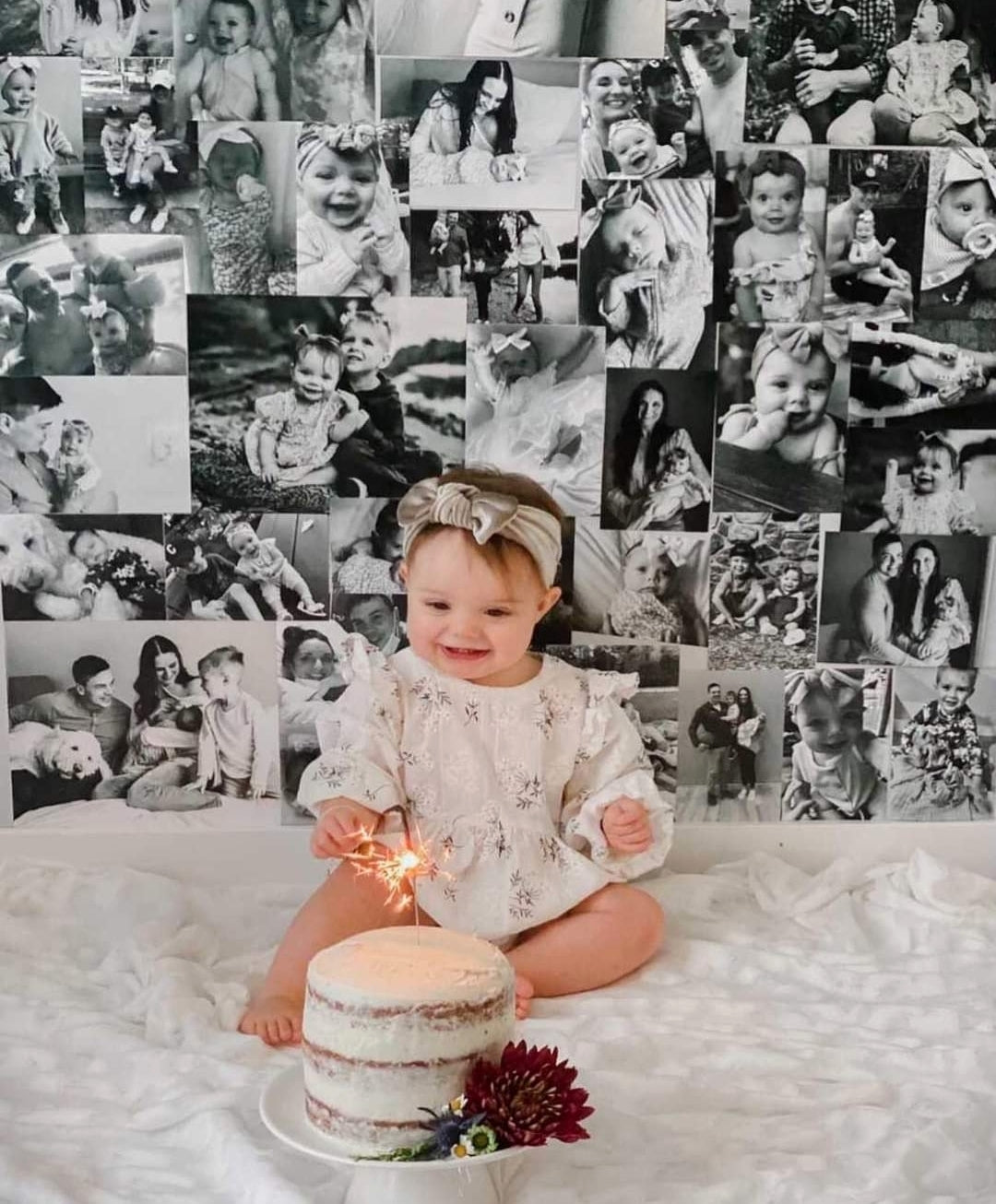 Vintage Floral Balloon Romper Sibling Outfit also available in dress