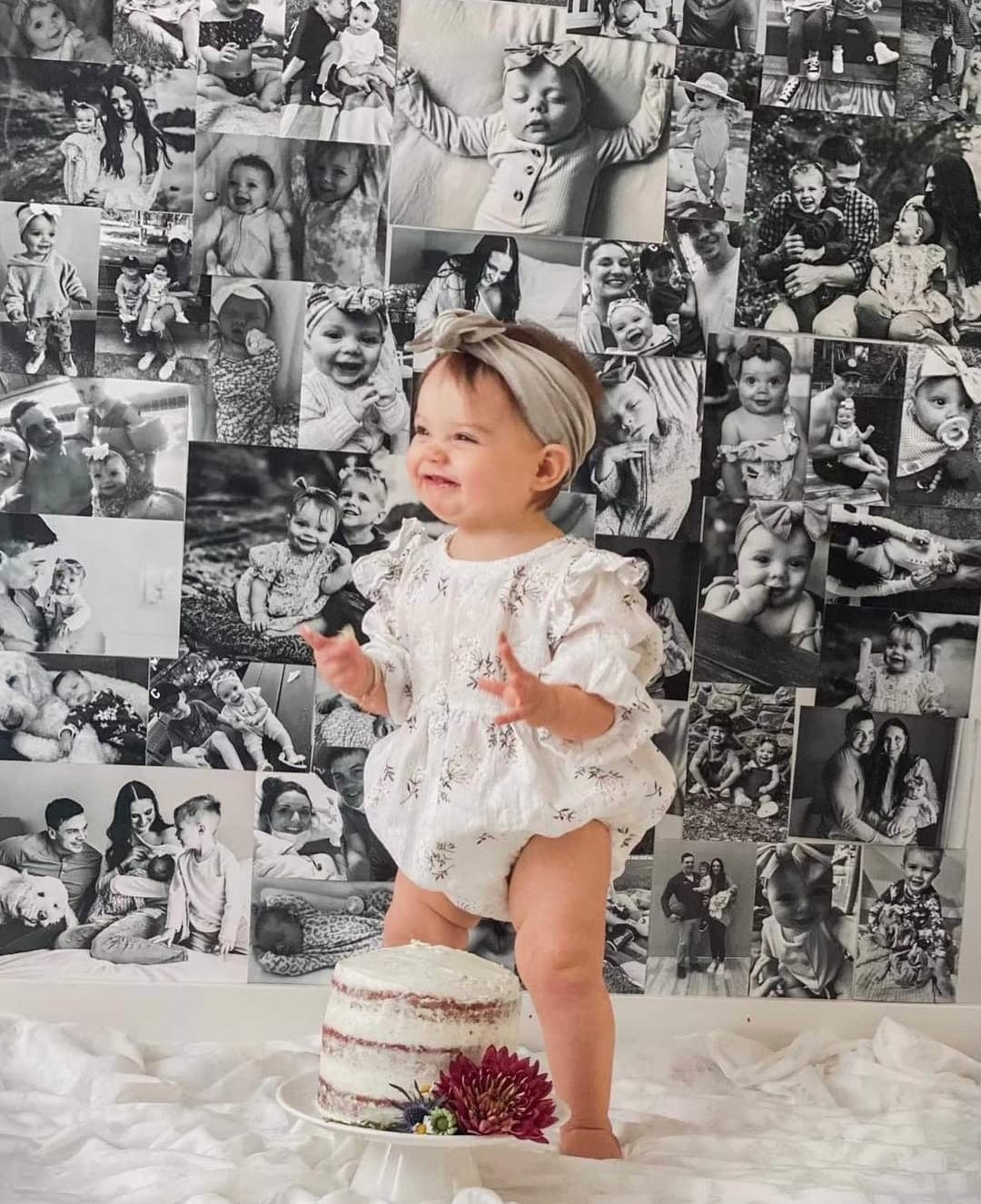 Vintage Floral Balloon Romper Sibling Outfit also available in dress