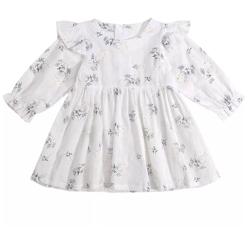 Vintage Floral Lace Dress Also Available in Romper (SIBLING Outfit)