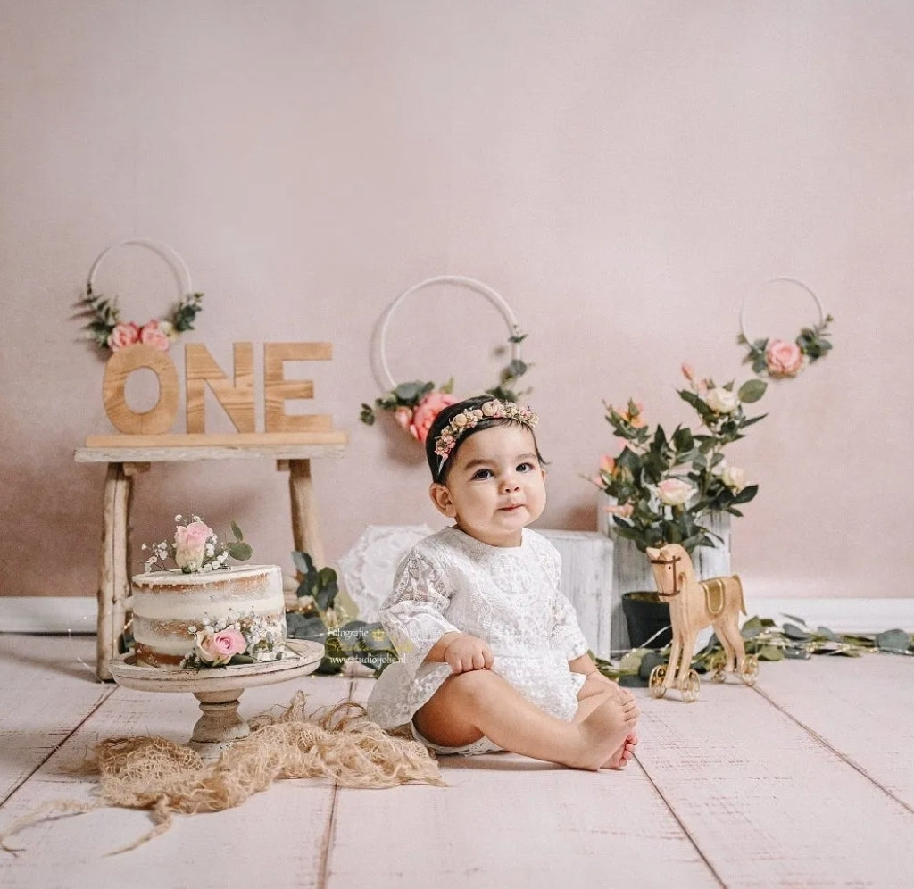 Long Sleeve Lace Romper Dress