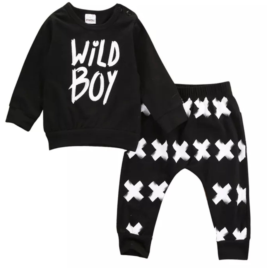Wild Boy Long Sleeve Top and Pants