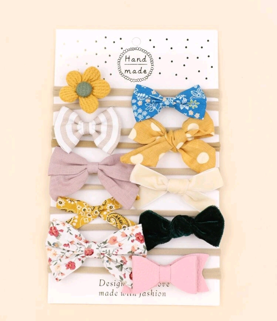 10PSC Floral Headbands