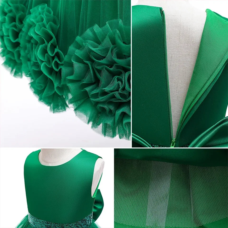 Forest Green Special Occasions Ball Cown 1000100