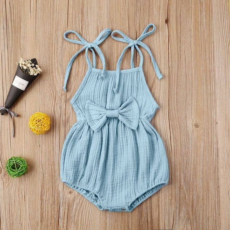Blue Boho Romper