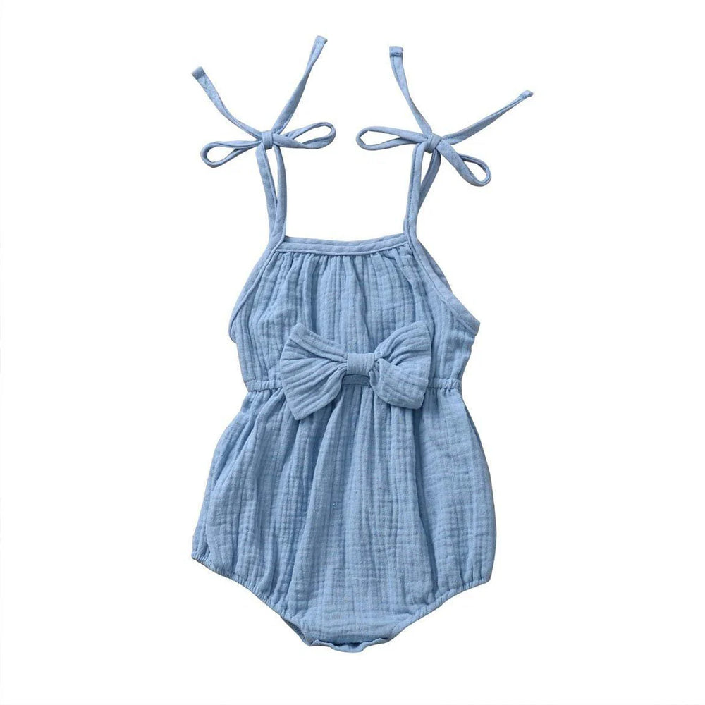 Blue Boho Romper