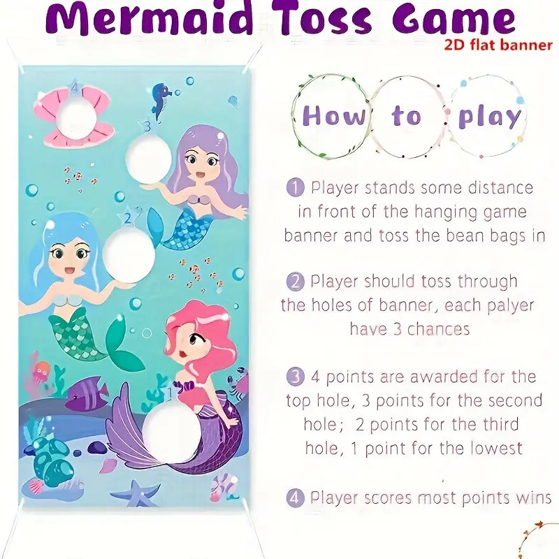 Mermaid Purple-Themed Party In a Box 3-packages | Birthday Bash Box