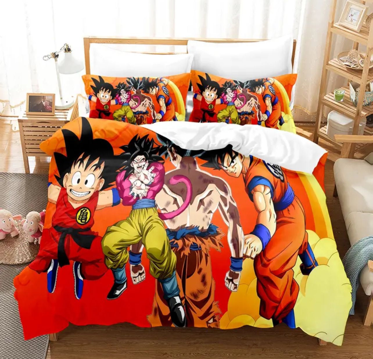 Dragon printed Ball Z Bedding