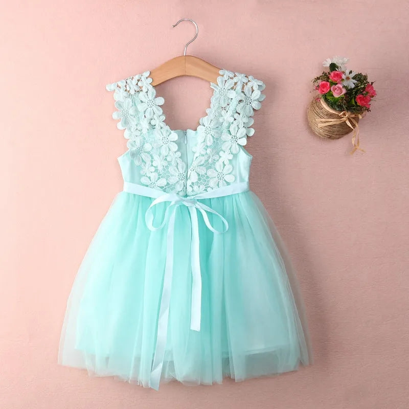 Mint Floral Dress