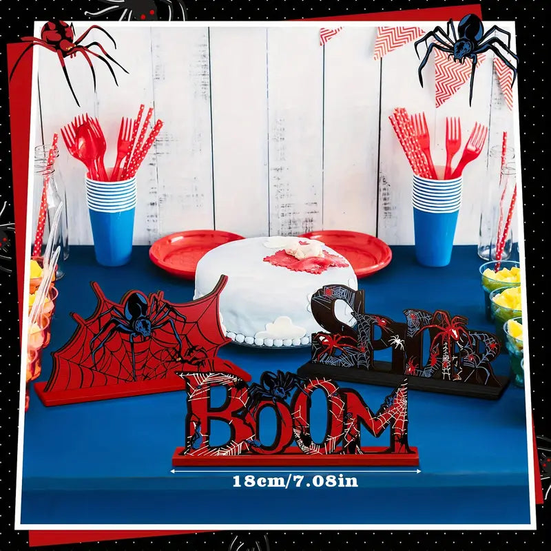 Spider Red Web-Themed Party In a Box 3-packages | Birthday Bash Box