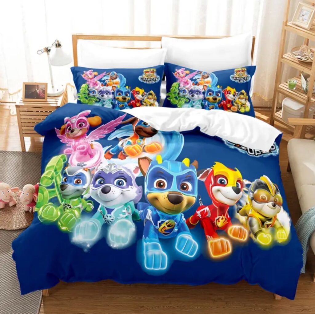 Paw Patrol Mighty Pups bedding