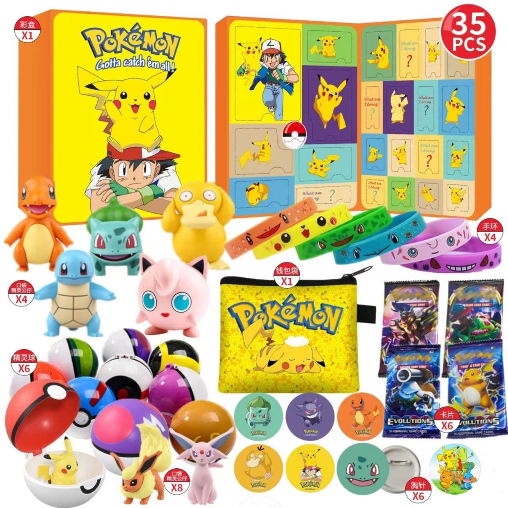 Pokémon 35pc Advent Christmas Countdown Calender