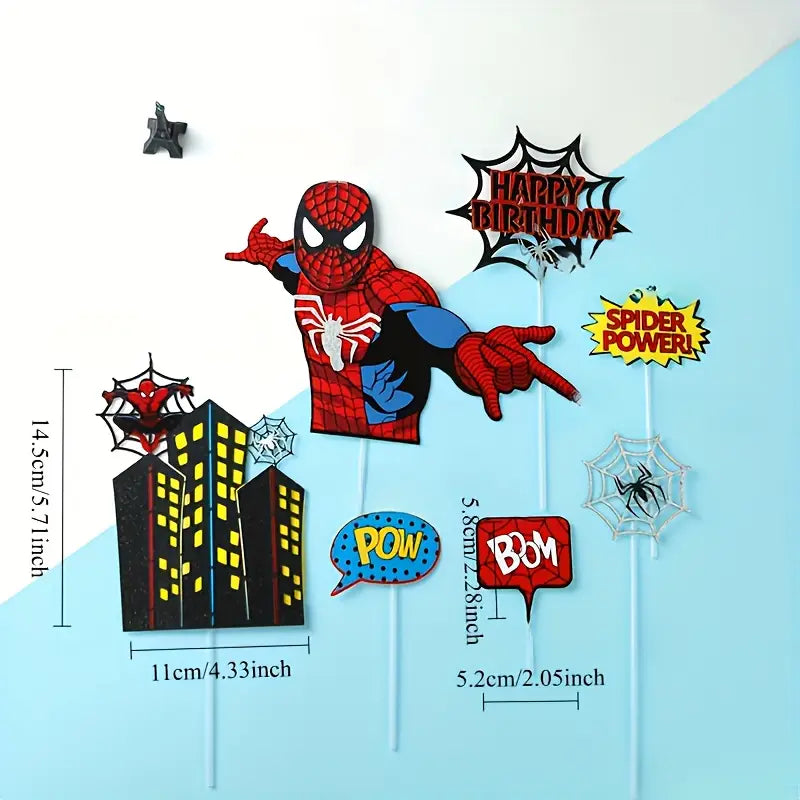 Spider Red Web-Themed Party In a Box 3-packages | Birthday Bash Box