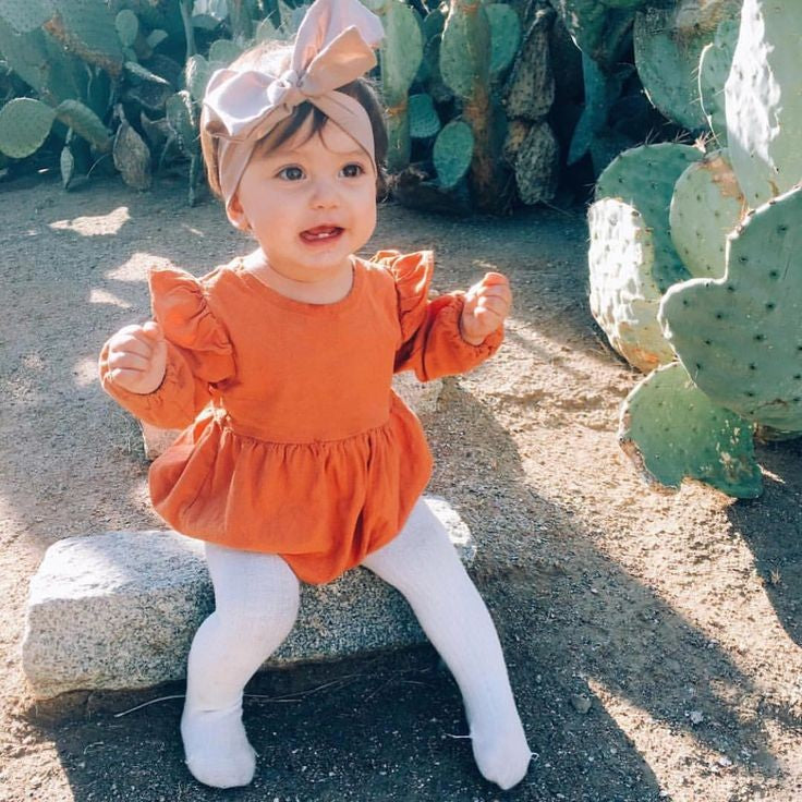 Pumpkin Spice Balloon Romper