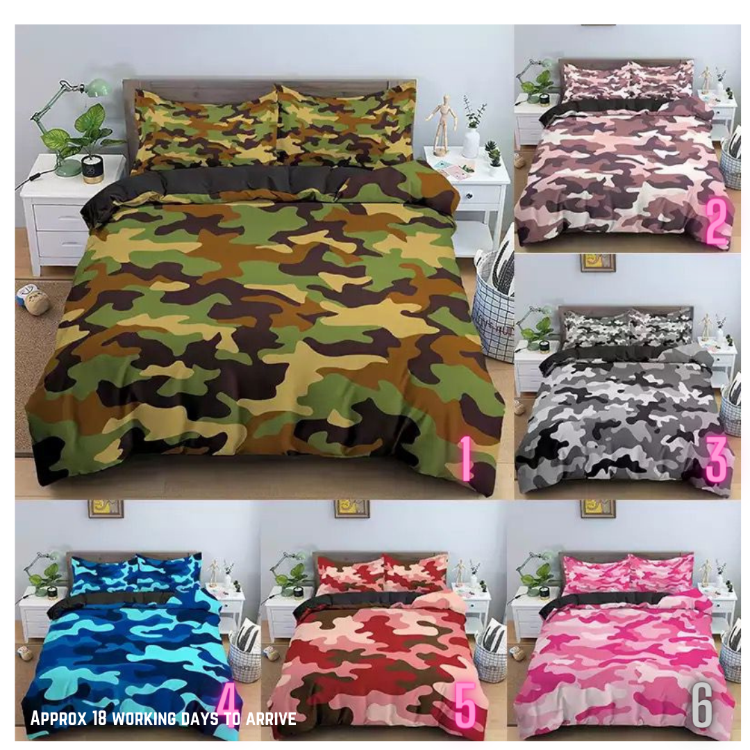 Camo 1 bedding