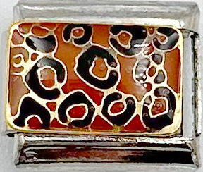 Leopard Animal Print 9mm Charm