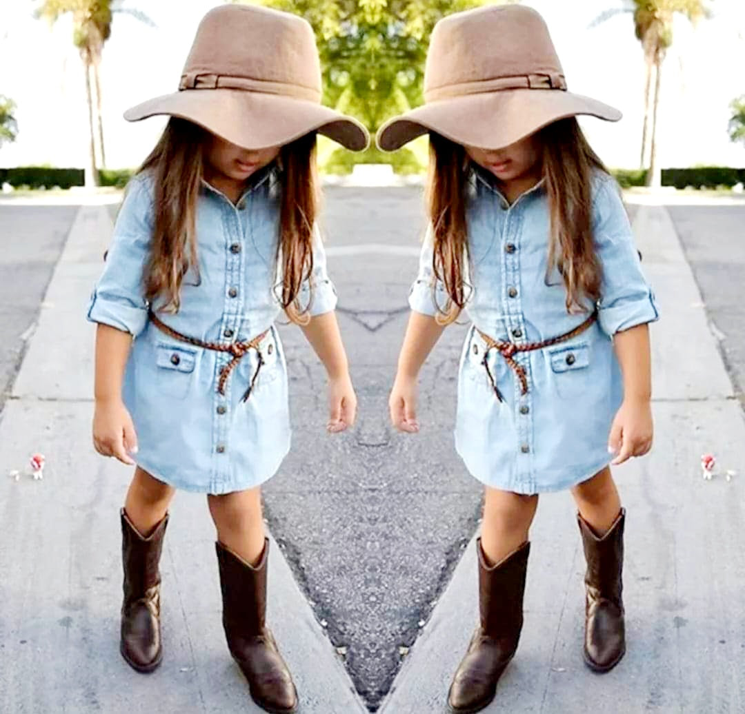 Denim Dress #1000679