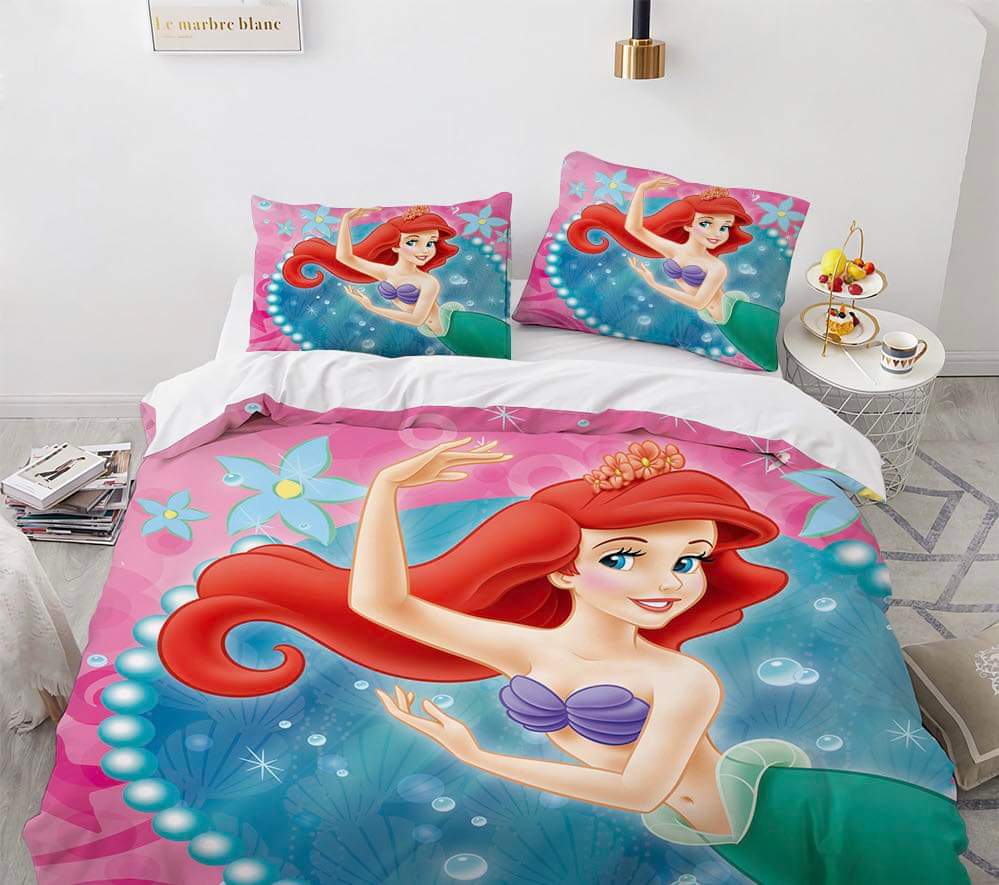 Princess Ariel Little Mermaid bedding