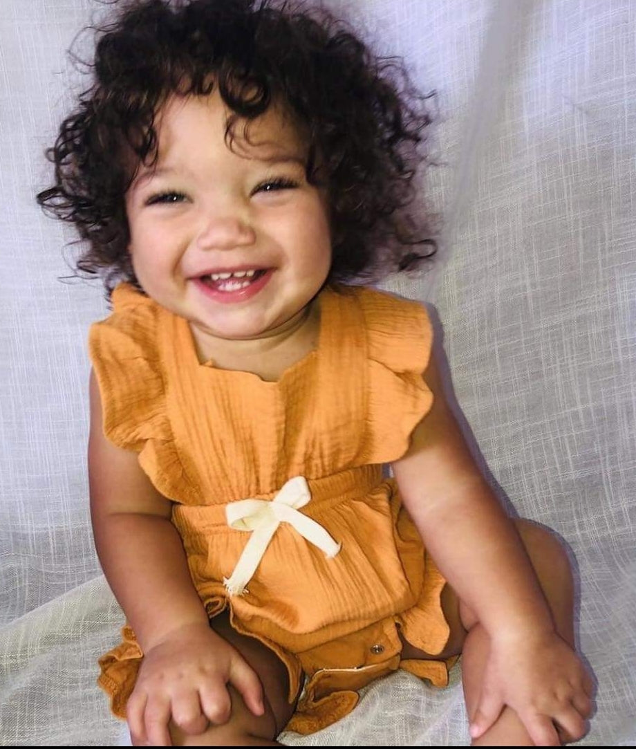 Yellow Ruffle Romper